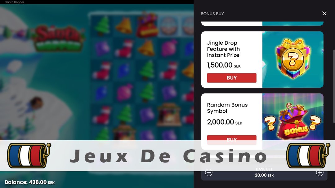 Démo de la machine à sous Santa Hopper