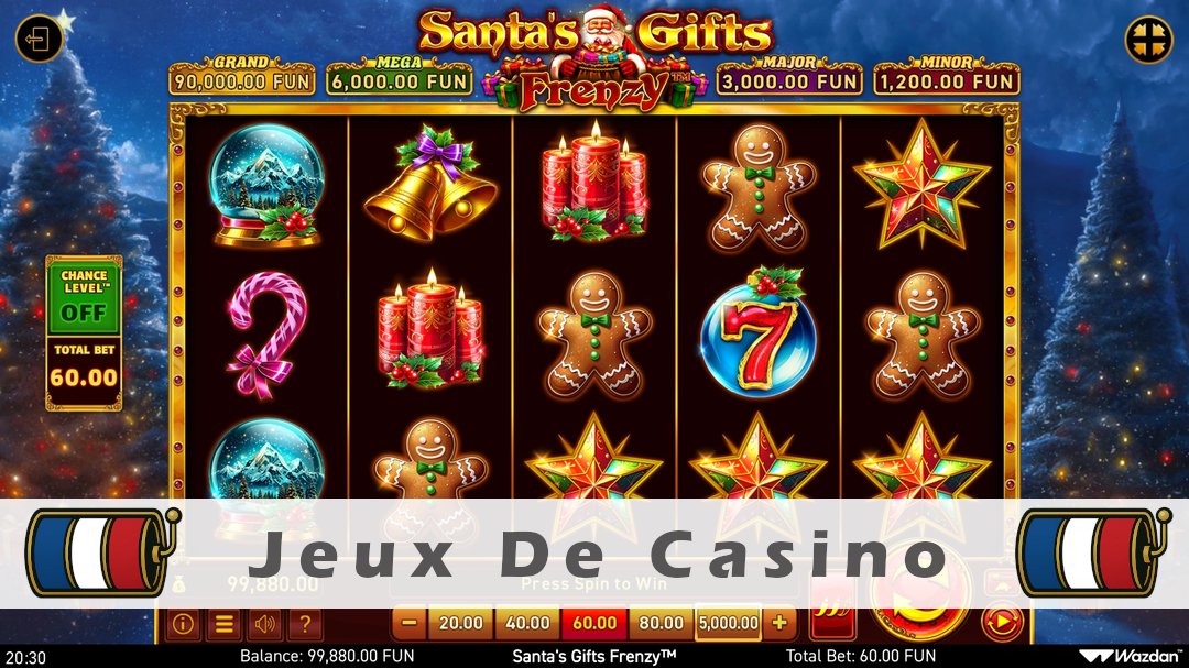 Démo de la machine à sous Santa`s Gifts Frenzy