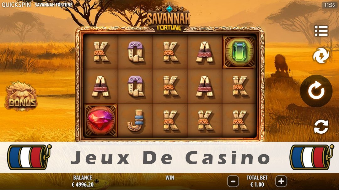 Démo de la machine à sous Savannah Fortune