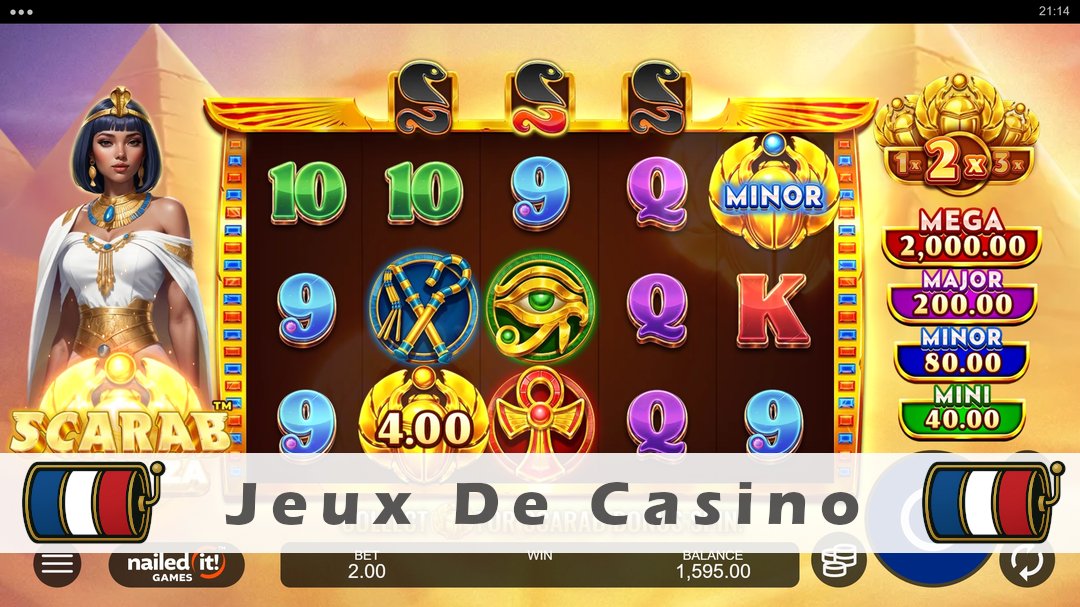 Démo de la machine à sous Scarab Bonanza