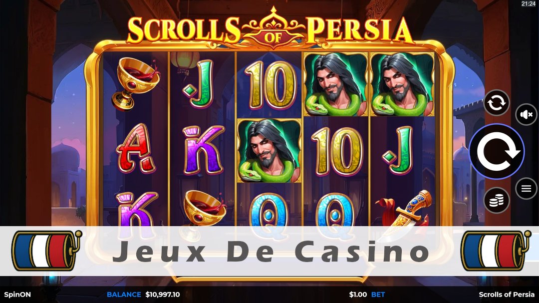 Démo de la machine à sous Scrolls of Persia