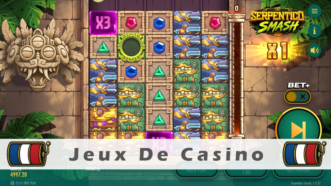Démo de la machine à sous Serpentico Smash