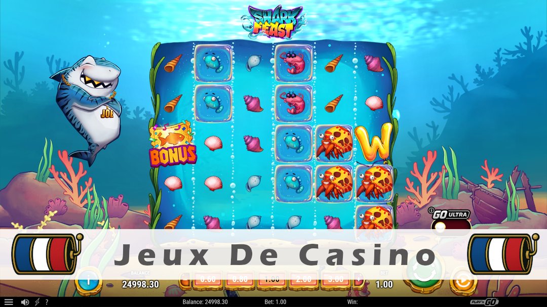 Démo de la machine à sous Shark Feast