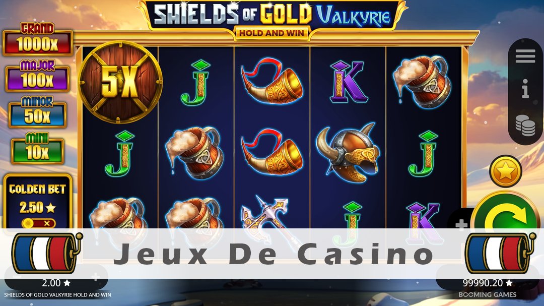 Démo de la machine à sous Shields of Gold Valkyrie Hold and Win