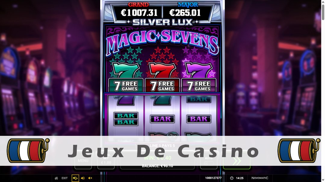 Démo de la machine à sous Silver Lux - Magic Sevens
