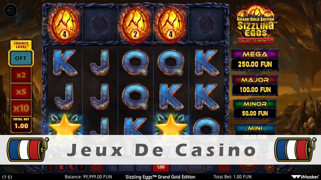 Démo de la machine à sous Sizzling Eggs Grand Gold Edition