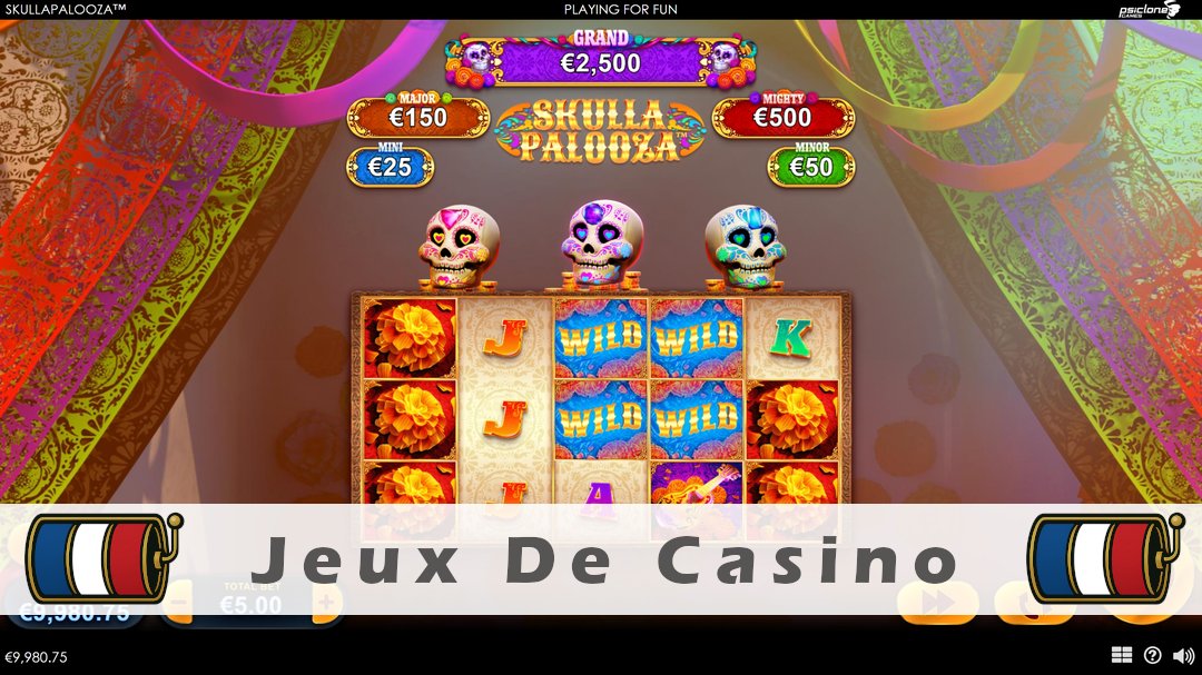 Démo de la machine à sous Skullapalooza
