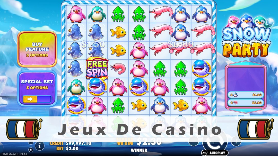 Démo de la machine à sous Snow Party