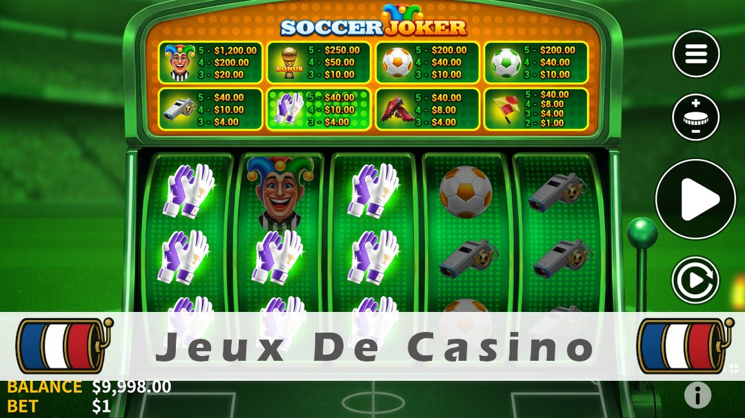 Démo de la machine à sous Soccer Joker