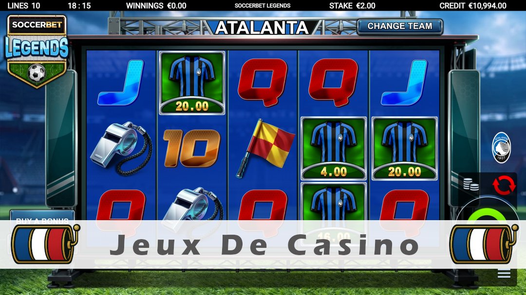 Démo de la machine à sous SoccerBet Legends