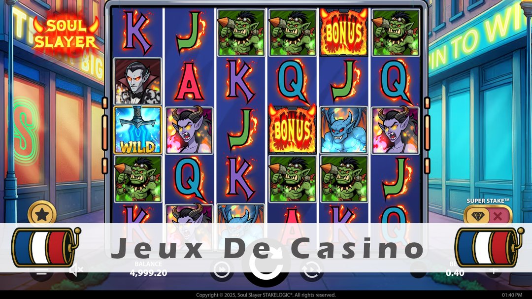 Démo de la machine à sous Soul Slayer