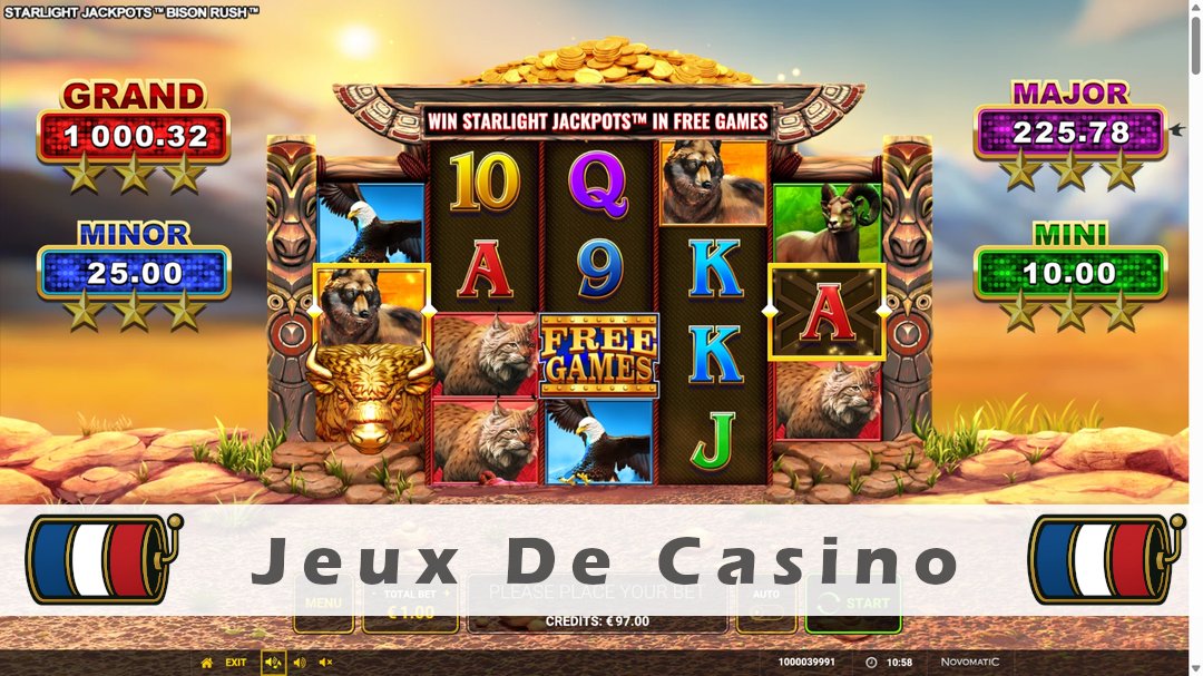 Démo de la machine à sous Starlight Jackpots Bison Rush