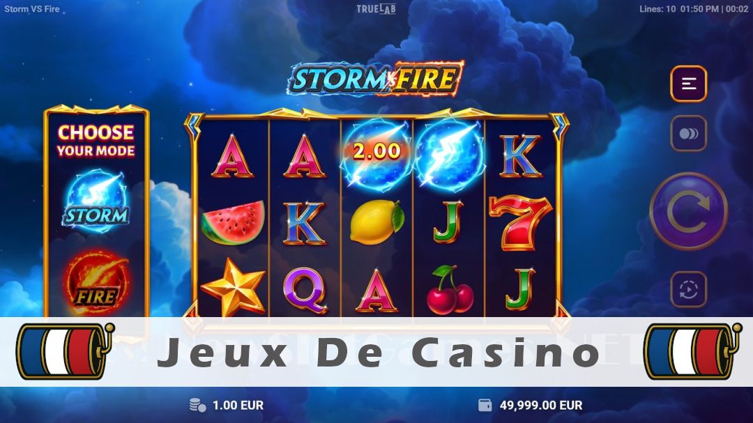 Démo de la machine à sous Storm vs Fire