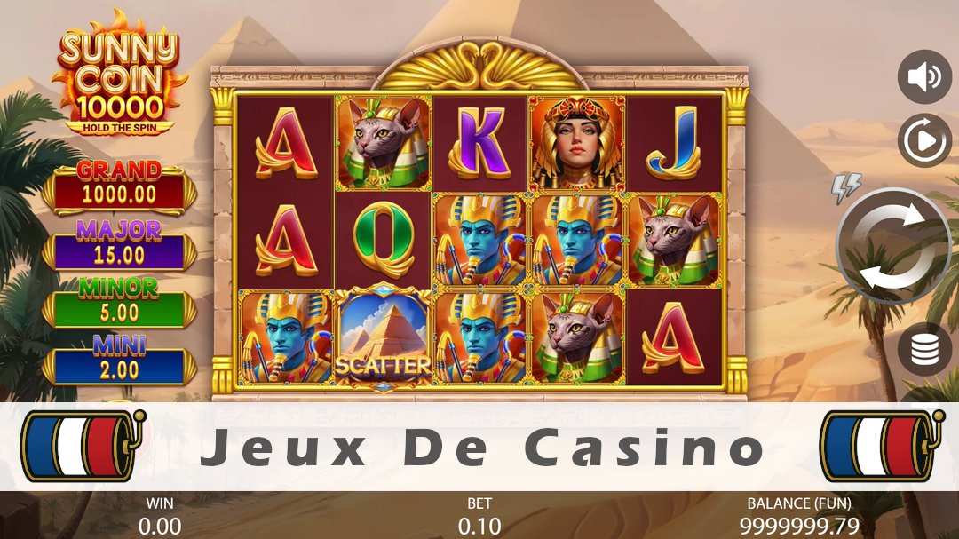 Démo de la machine à sous Sunny Coin 10000 Hold The Spin