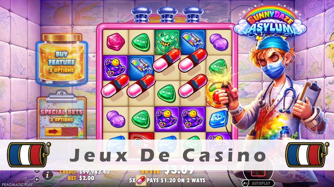 Démo de la machine à sous Sunnydaze Asylum