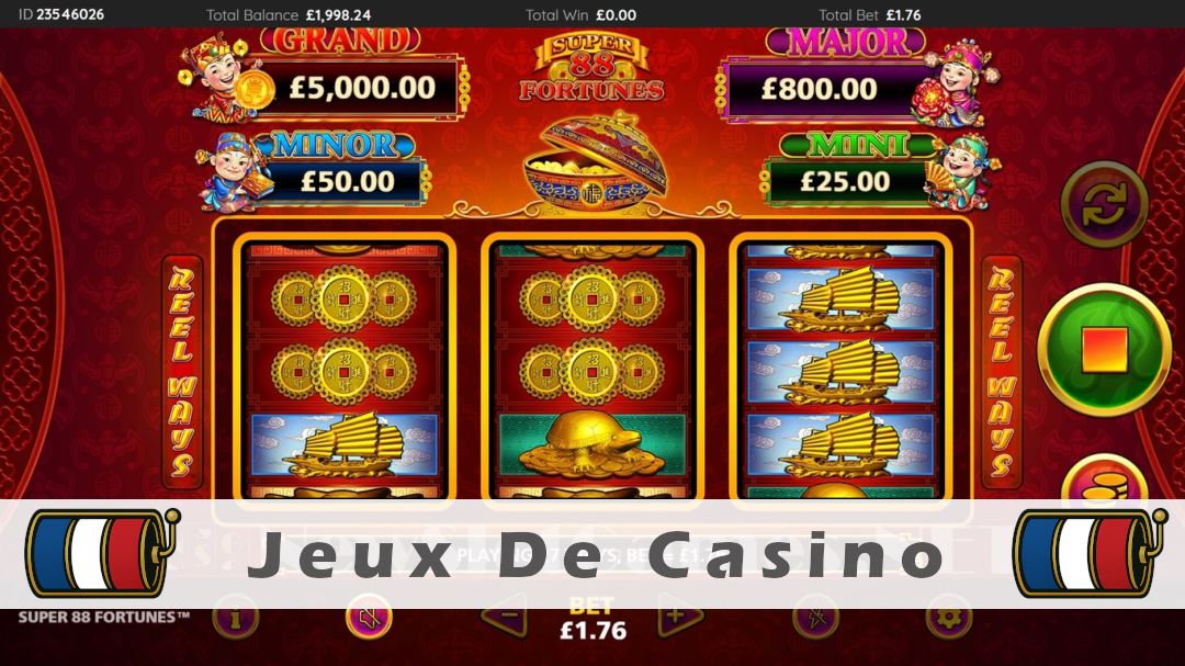 Démo de la machine à sous Super 88 Fortunes