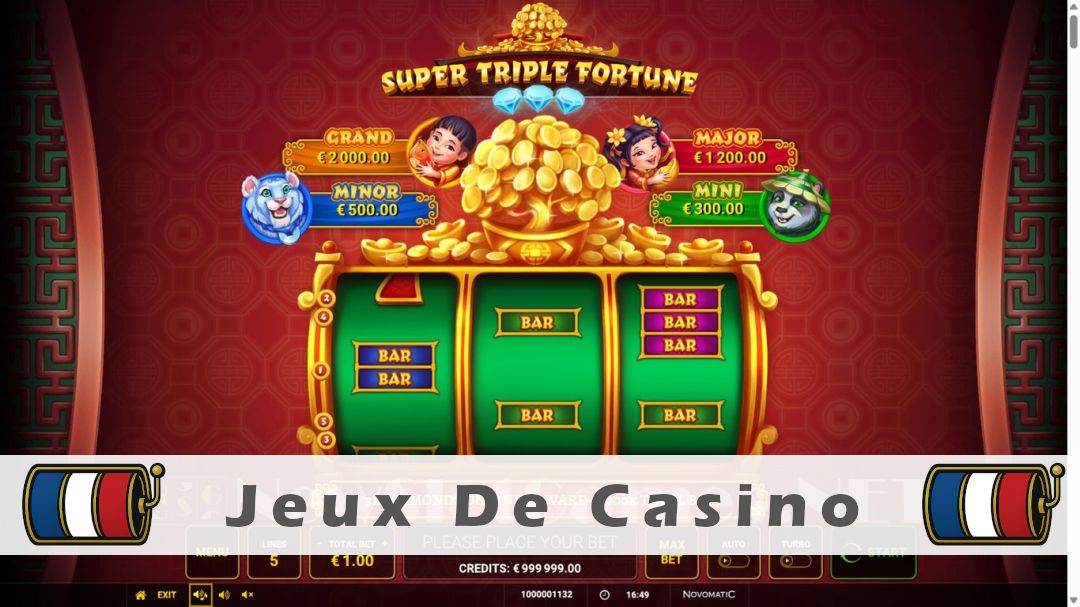 Démo de la machine à sous Super Triple Fortune