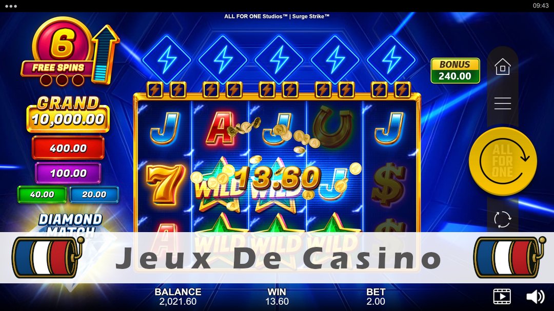 Démo de la machine à sous Surge Strike