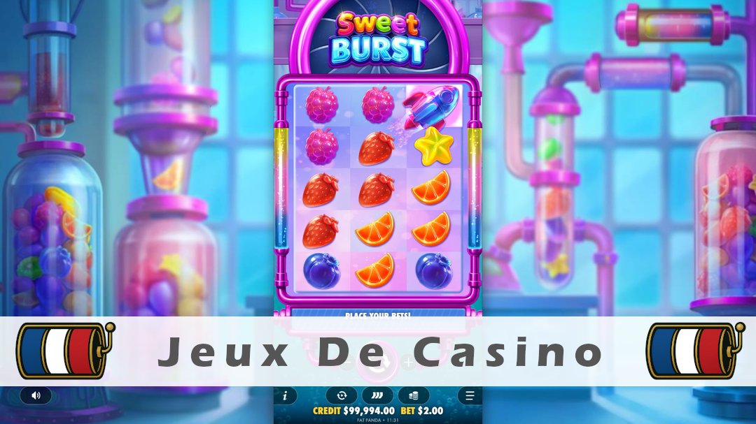 Démo de la machine à sous Sweet Burst