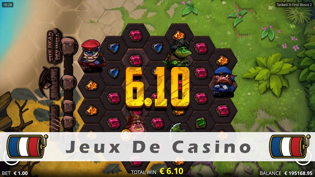 Démo de la machine à sous Tanked 3 First Blood 2