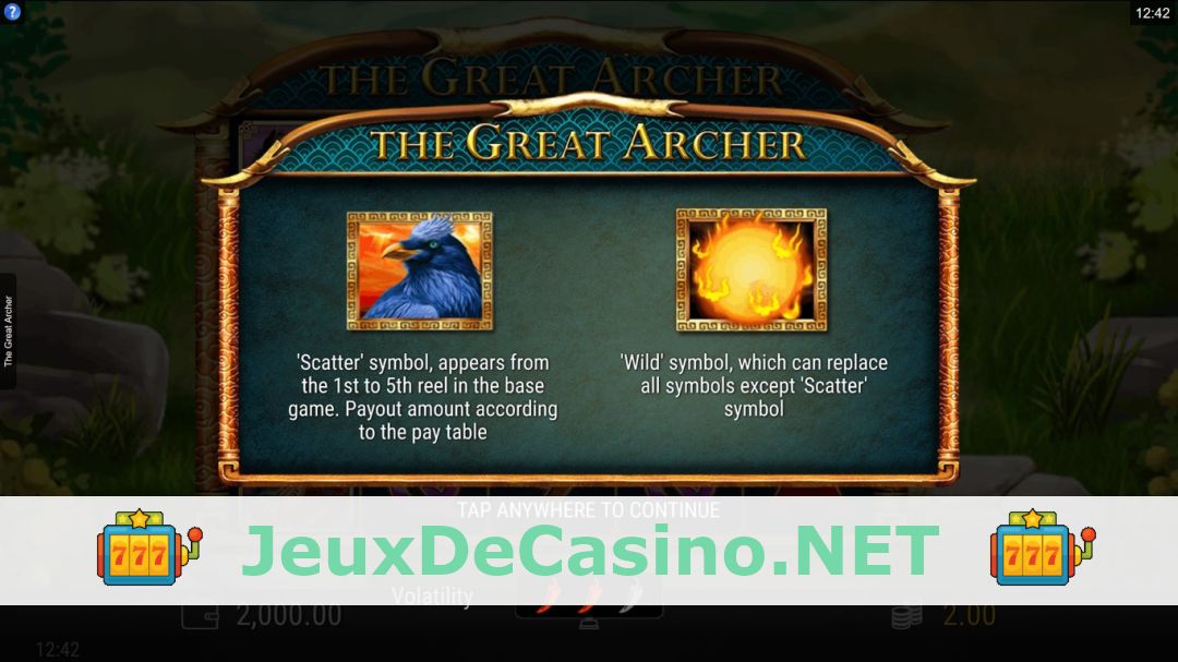 Démo de la machine à sous The Great Archer