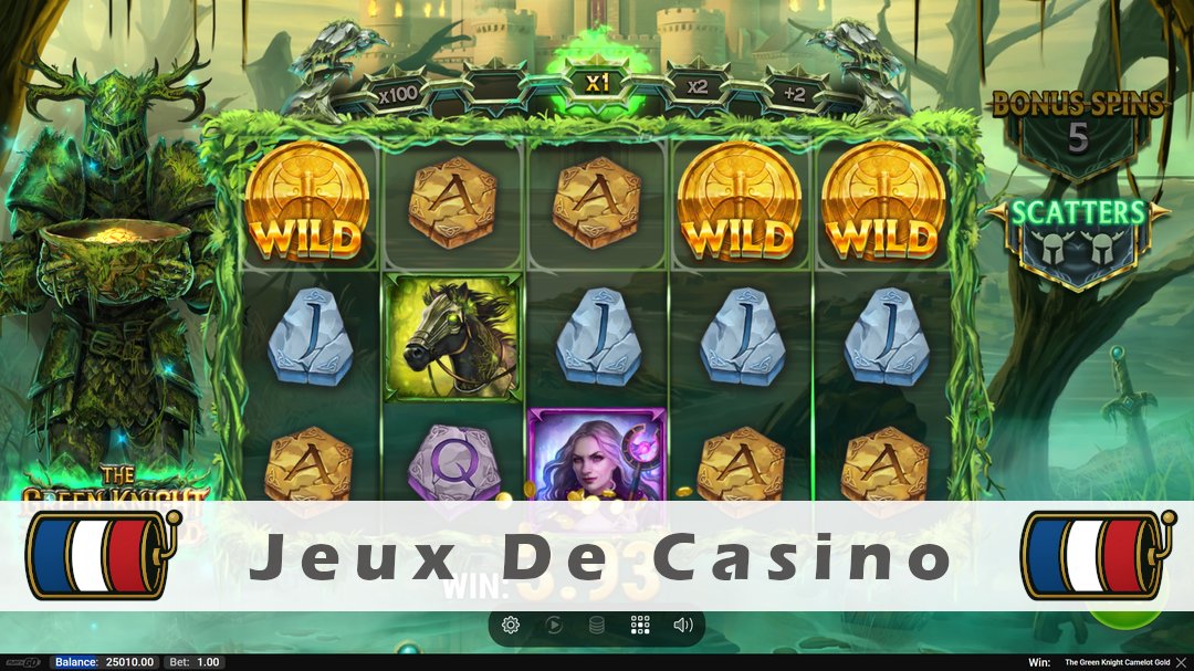 Démo de la machine à sous The Green Knight Camelot Gold
