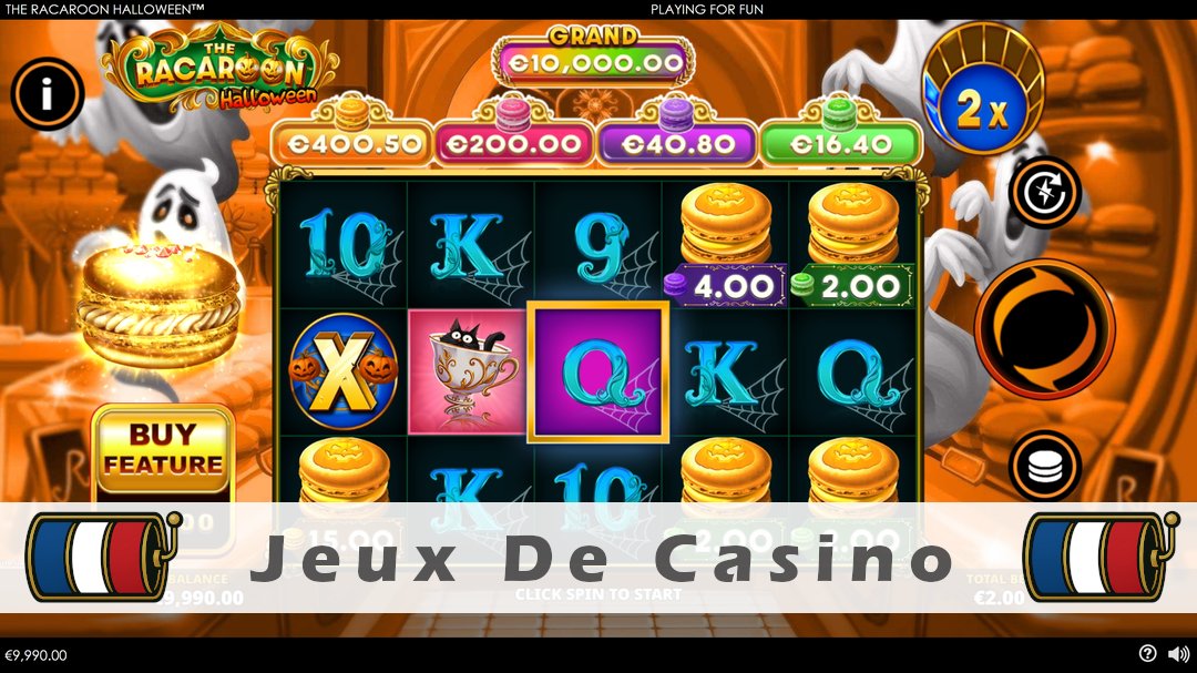 Démo de la machine à sous The Racaroon Halloween