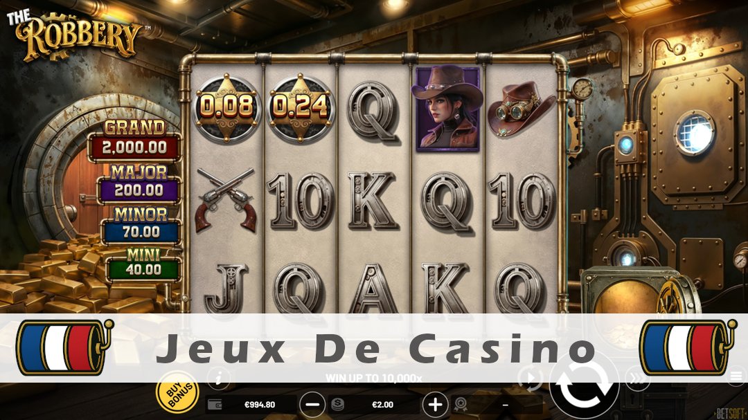 Démo de la machine à sous The Robbery