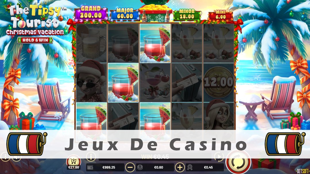 Démo de la machine à sous The Tipsy Tourist Christmas Vacation