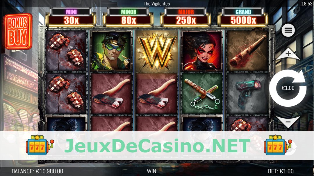 Démo de la machine à sous The Vigilantes