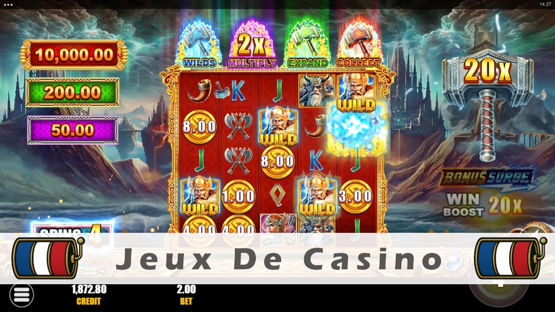 Démo de la machine à sous Thor Realms of Fortune Bonus Surge