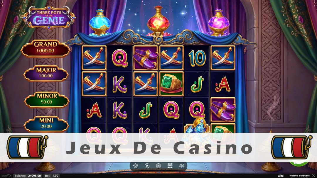 Démo de la machine à sous Three Pots of The Genie