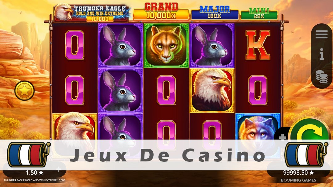Démo de la machine à sous Thunder Eagle Hold and Win Extreme 10000