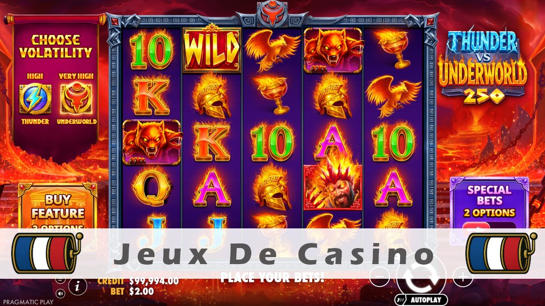 Démo de la machine à sous Thunder vs Underworld 250