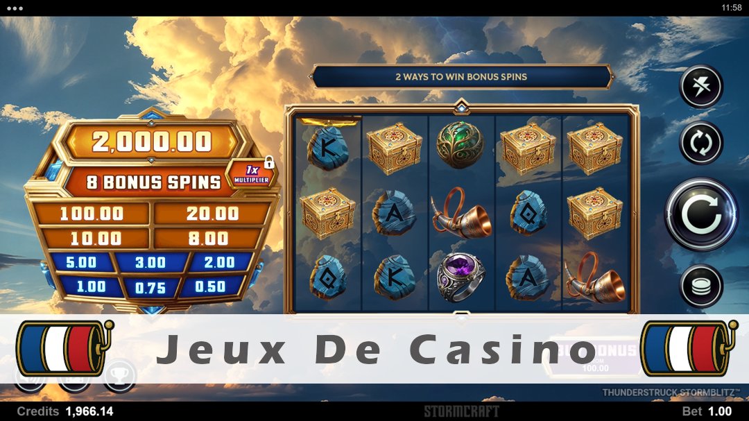 Démo de la machine à sous Thunderstruck Stormblitz