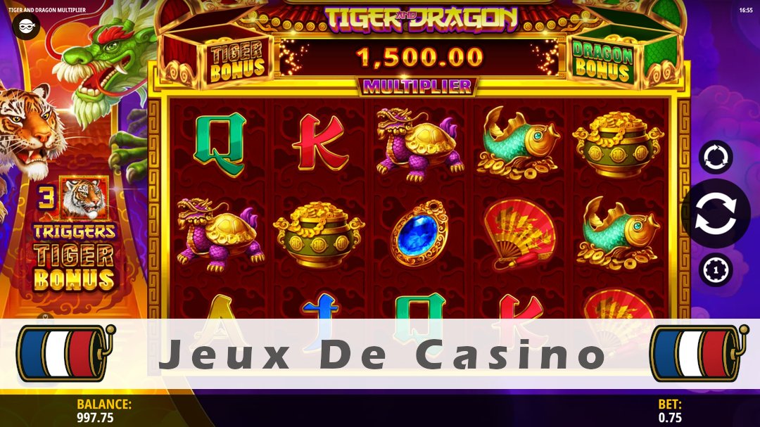 Démo de la machine à sous Tiger and Dragon Multiplier