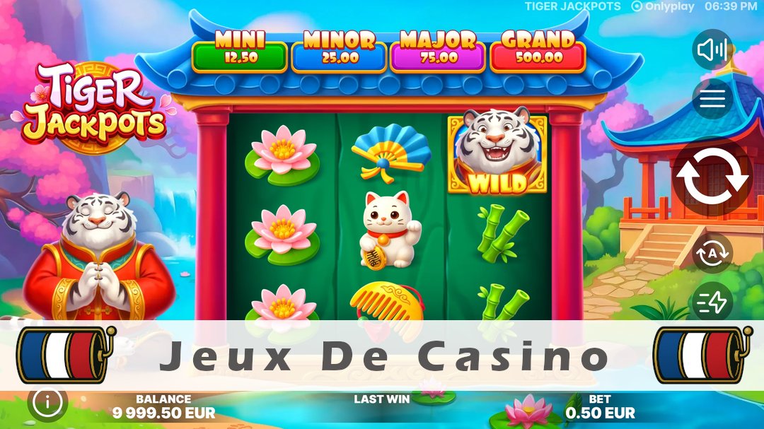 Démo de la machine à sous Tiger Jackpots