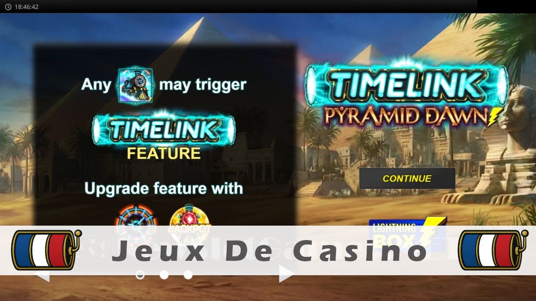 Démo de la machine à sous Timelink Pyramid Dawn