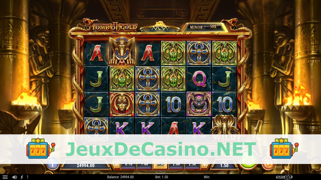 Démo de la machine à sous Tomb of Gold 2