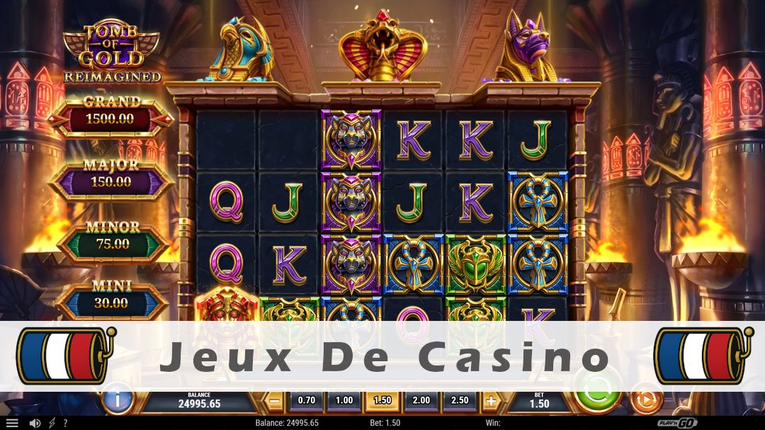 Démo de la machine à sous Tomb of Gold Reimagined