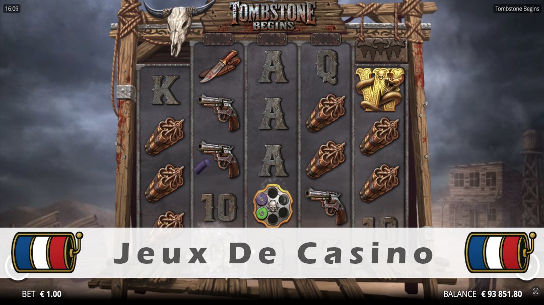 Démo de la machine à sous Tombstone Begins
