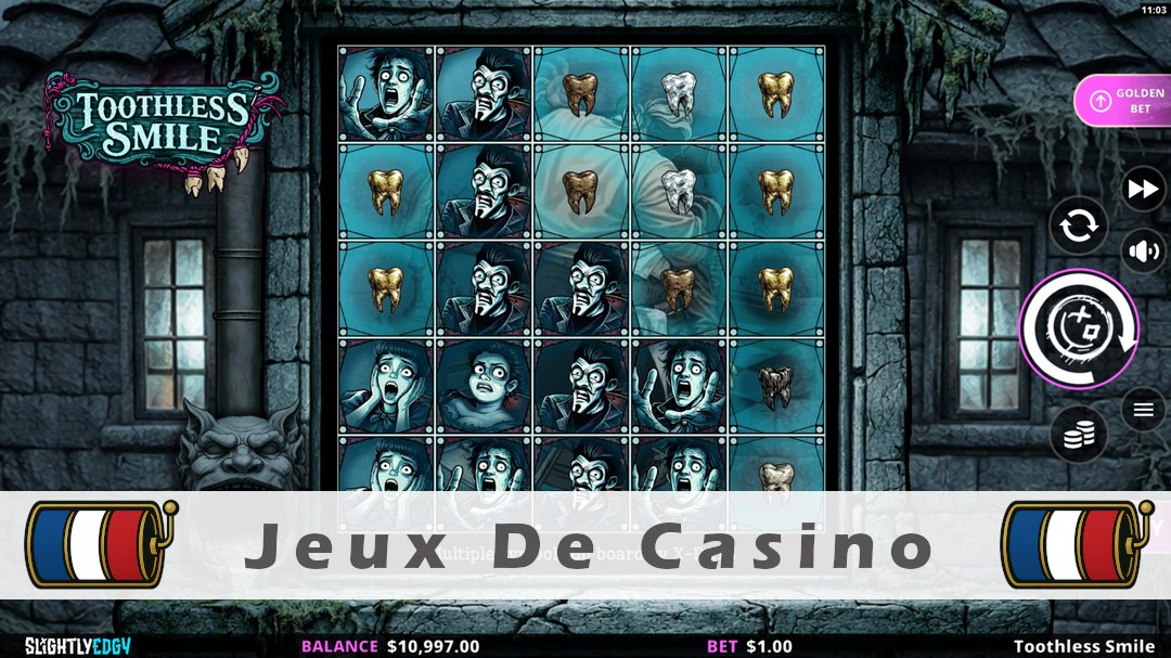 Démo de la machine à sous Toothless Smile