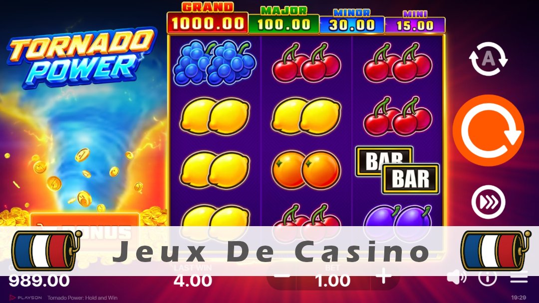 Démo de la machine à sous Tornado Power Hold and Win
