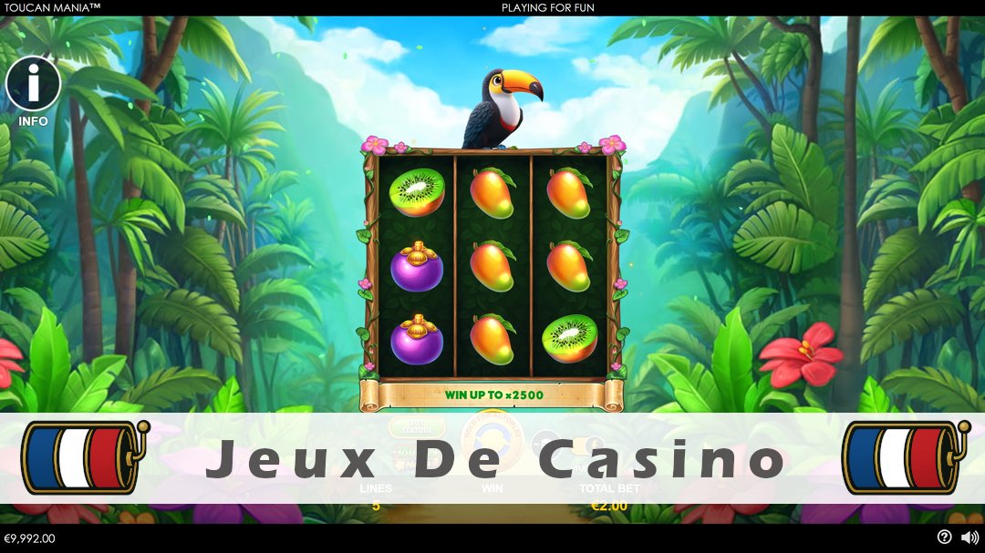 Démo de la machine à sous Toucan Mania