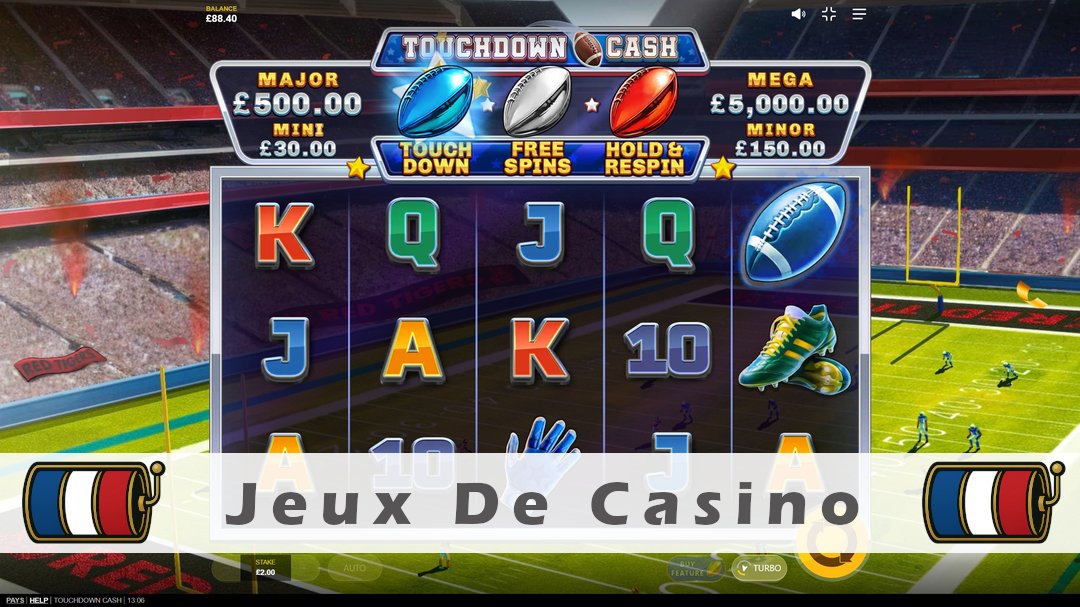 Démo de la machine à sous Touchdown Cash