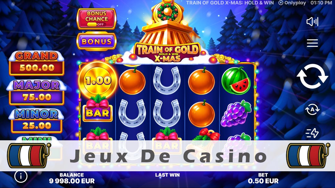 Démo de la machine à sous Train of Gold X-Mas Hold & Win