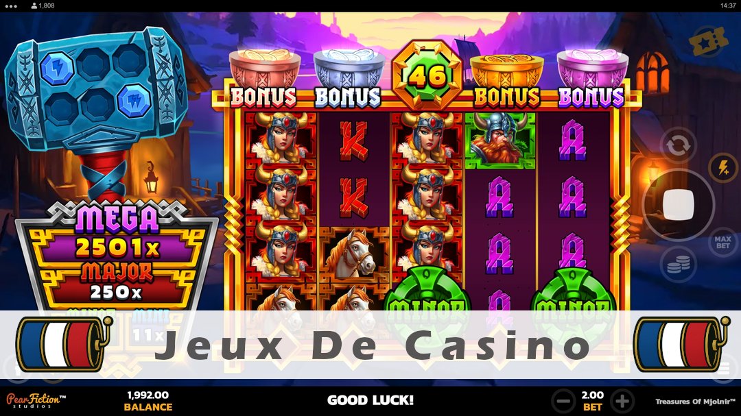 Démo de la machine à sous Treasures of Mjolnir