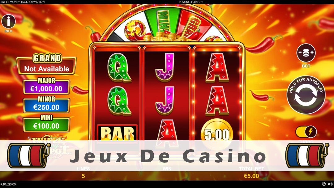 Démo de la machine à sous Triple Money Jackpot Spicy