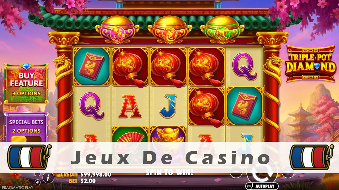 Démo de la machine à sous Triple Pot Diamond