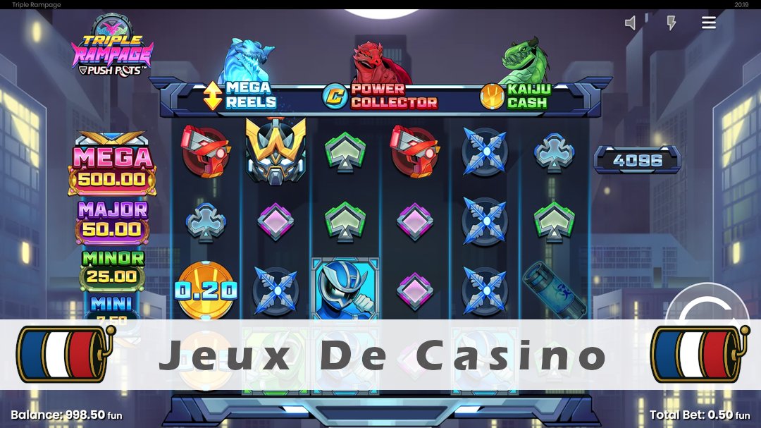 Démo de la machine à sous Triple Rampage